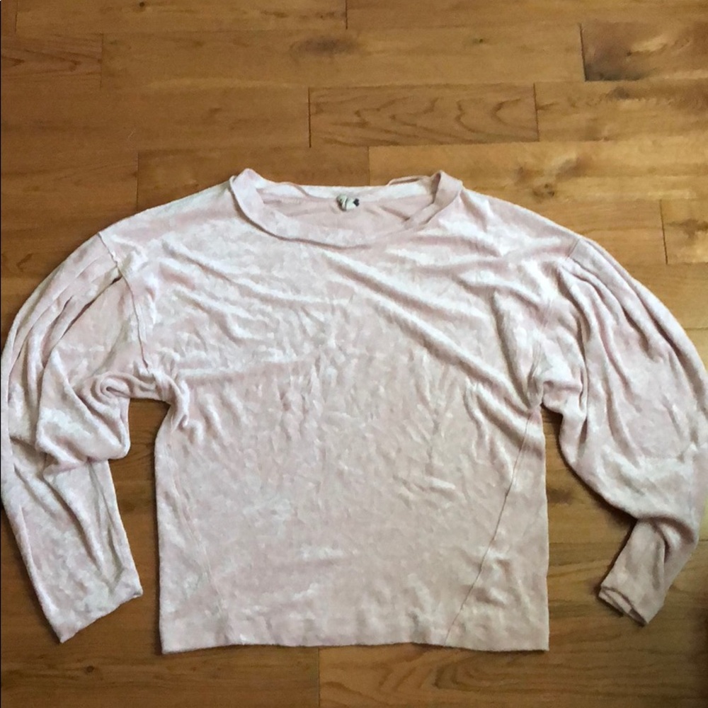 Free People Milan Velvet Layering top; never worn
